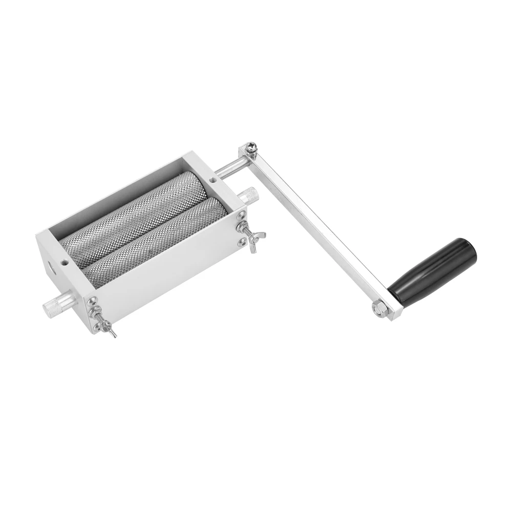 Stainless Steel Barley Grinder Crusher Malt Powder Grain Mill for Home Beer Brewing Manual Tools