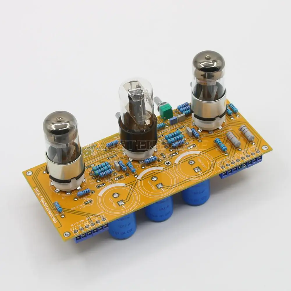 

Assemble 6N8P Tube Preamplifier Board Volume Control Board HiFi Vacuum Tube preamp Audio