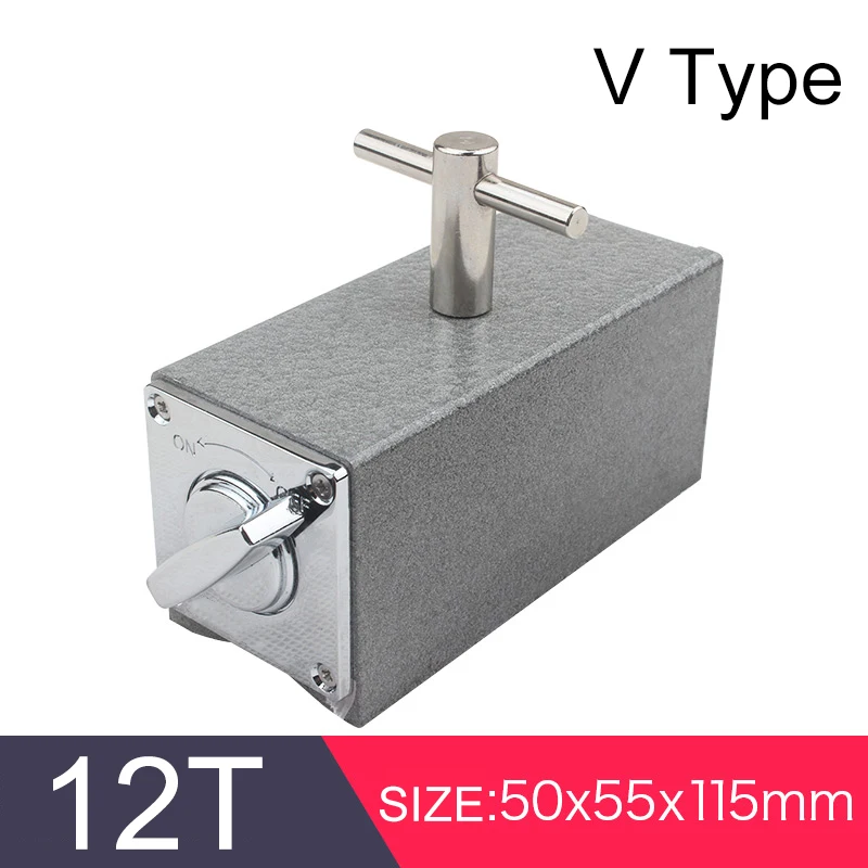 6T 8T 10T 12T 7K 12K V type Metal Switch Magnetic Table Base Magnetic Base Dial Indicator Stand Base Magnet Holder Wire Cutting