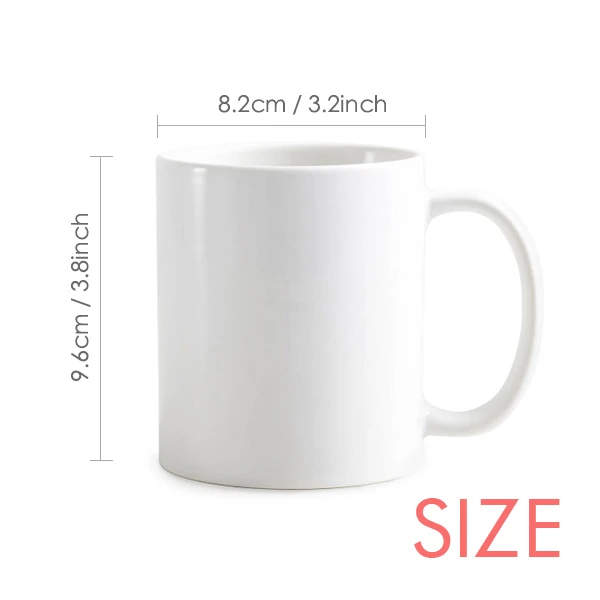 I Love China Word Flag Love Heart Illustration Pattern Classic Mug With Handles 350 ml