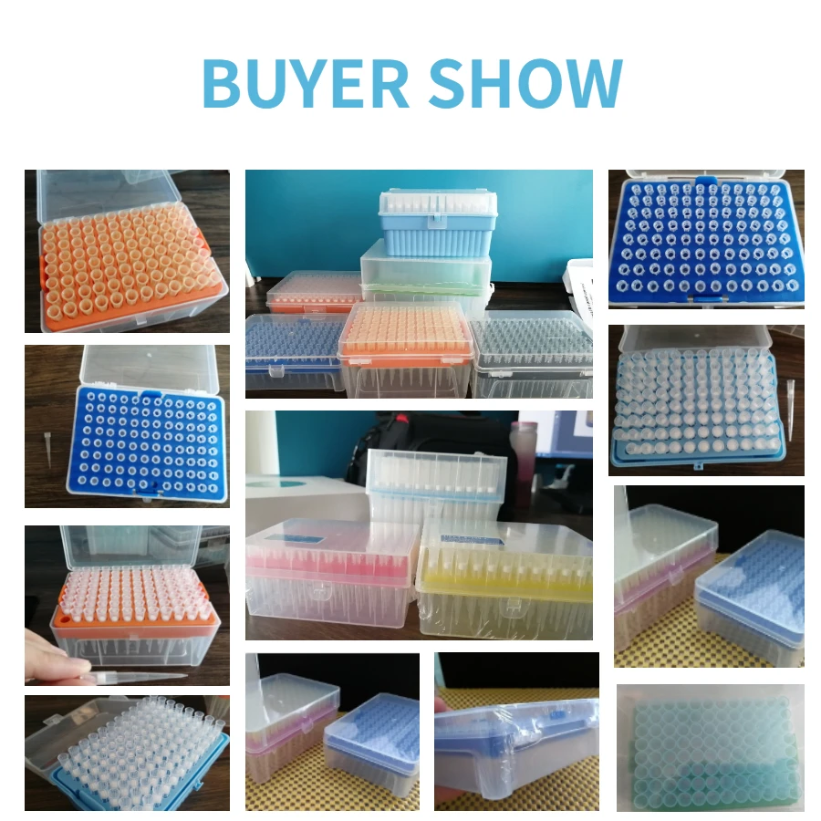 96 Pcs Pipet Pipette Tip With plastic Pipette Box