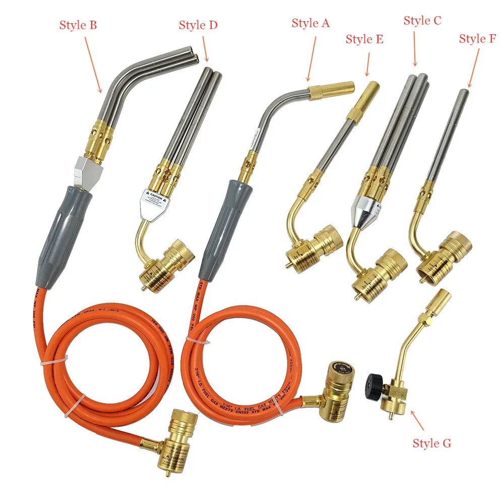 mapp tocha de soldagem a gas chama ferramenta de brasagem 15m mangueira cga600 churrasco aquecimento tempera hvac encanamento tocha de soldagem 01