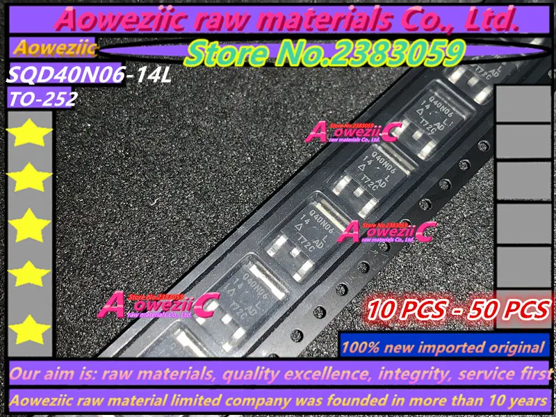 Aoweziic 100% nowy importowany oryginalny SQD40N06-14L-GE3 SQD40N06-14L 40N06-14L TO- 252 n-kanałowy MOS FET 40A 60V