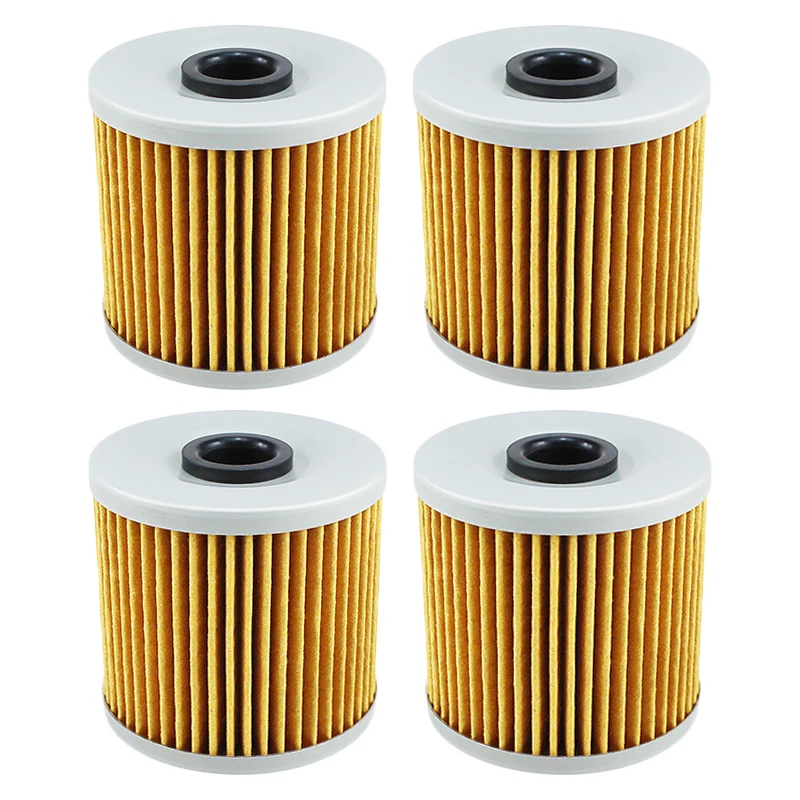 1/2/4pcs Motorcycle Oil Filter for Kawasaki KSF250 Mojave 250 KLT200 KLT250  Bayou KLF220 KLF250 KLF300 KEF300 Lakota 300