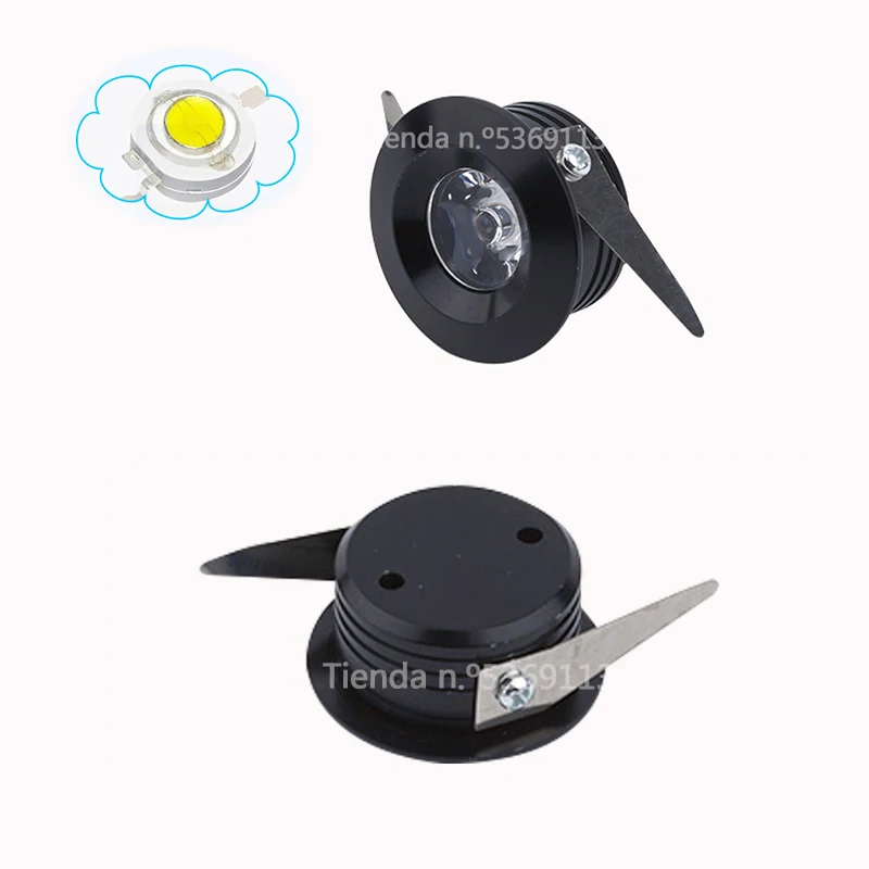 LED Spotlights Mini Led Ceiling Down Lights 1W 3W Embedded Lamp Bulbs for Cabinet Counter Showcase AC85-265V DC12V