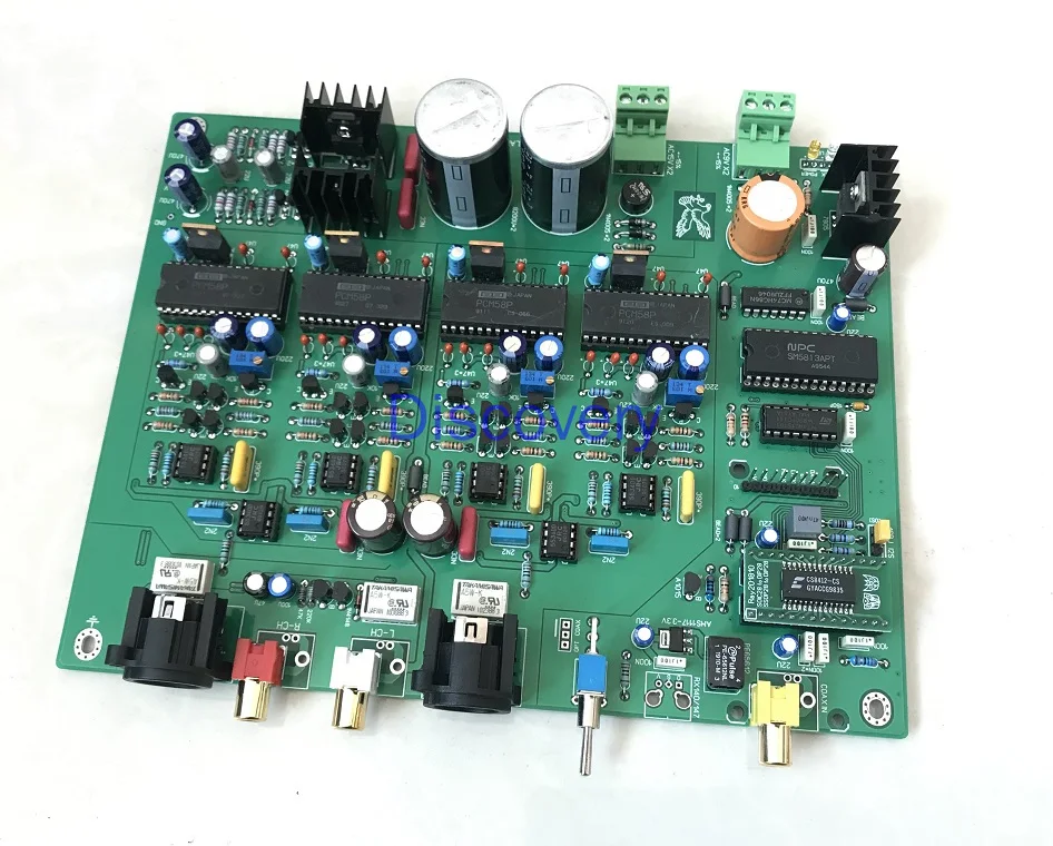 Fully Balanced Pcm58p X4 Dac Decoder Board