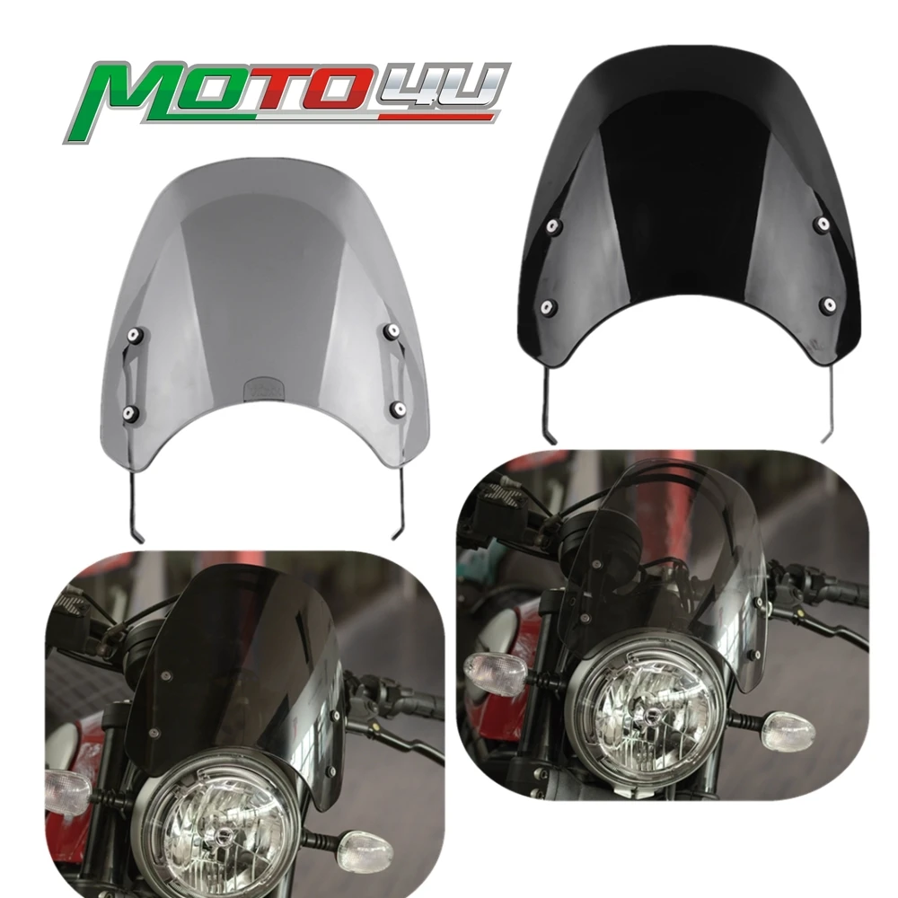 Protector de Pantalla para motocicleta, soporte de montaje para Ducati Scrambler 800, 2015-2018, Scrambler800