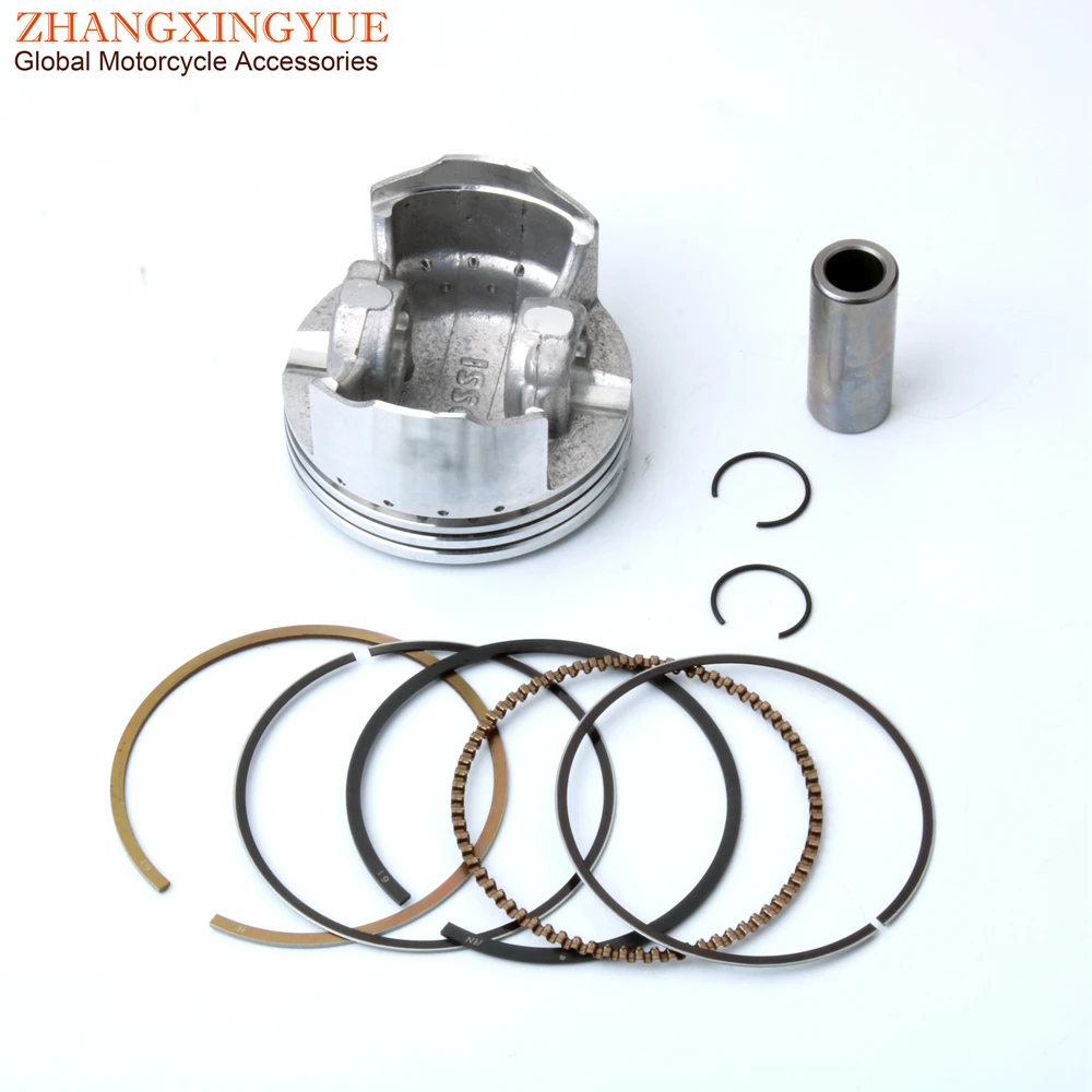 Scooter 4-Valve 61mm Racing Piston Kit for GY6 125cc 150cc Upgrade to 180cc 152QMI 157QMJ 4-Stroke Engine Parts