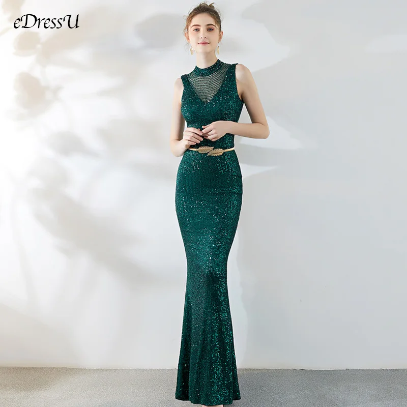 

Shiny Beading Dress Mermaid Sexy Evening Party Dress Elegant Sequins Vestido de Fiesta Robe de Soiree Formal Dress YNY-16273#