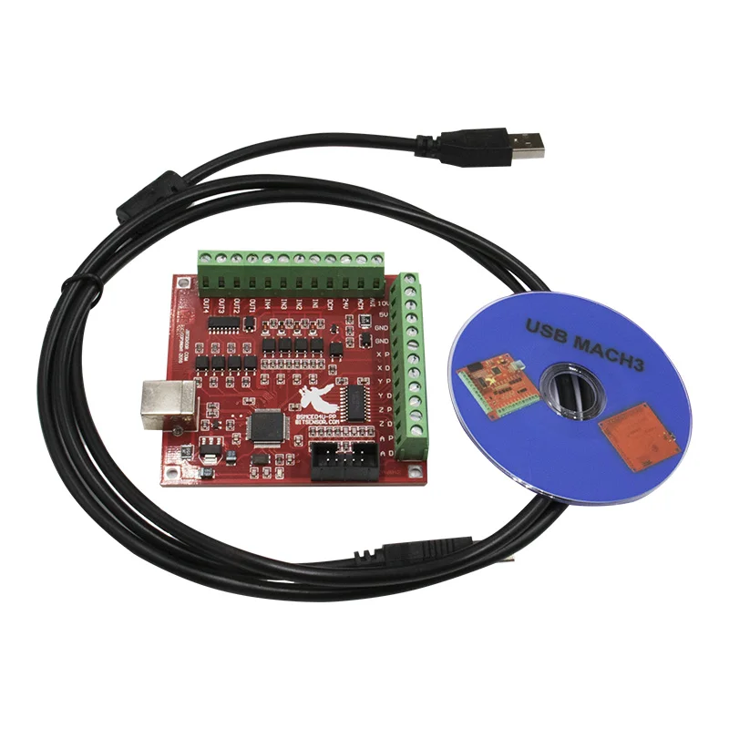 3Axis CNC Nema 34 Stepper Motor Kit：Closed Loop Motor 12N 8.5N 4.5N With Driver HBS860H/HBS86H+USB MACH3 Interface Board