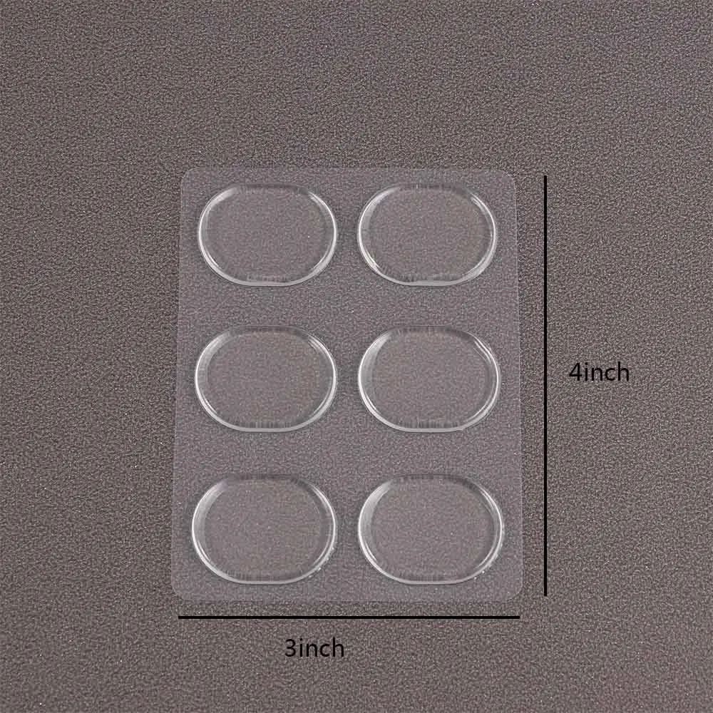 6 PCS Silikon Trommel Stumm Pads Trommel Dämpfer Schock Absorbieren Pad Transparent Percussion Instrument Zubehör