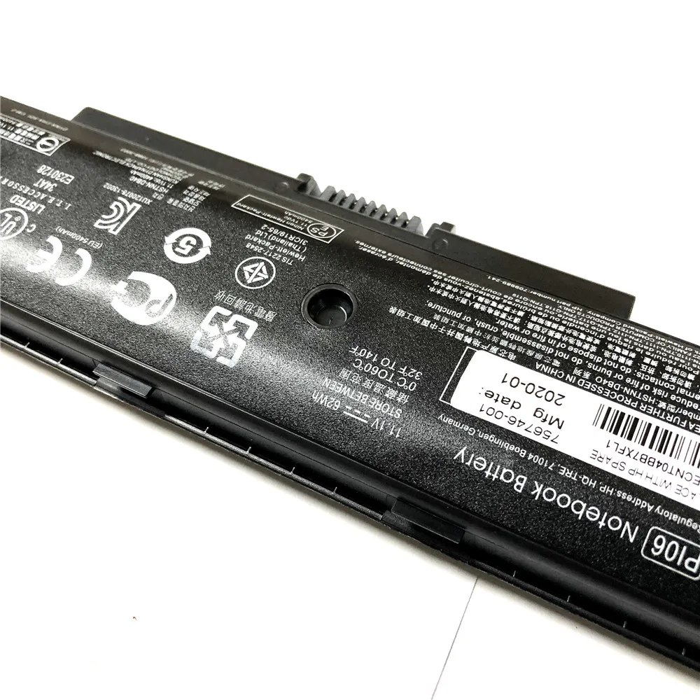 Nuova batteria del computer portatile per HP per Envy 14t 14z 15 15t 15z 17 17t M7 HSTNN-LB4N LB4O HSTNN-YB4N HSTNN-YB4O P106 PI06 PI09