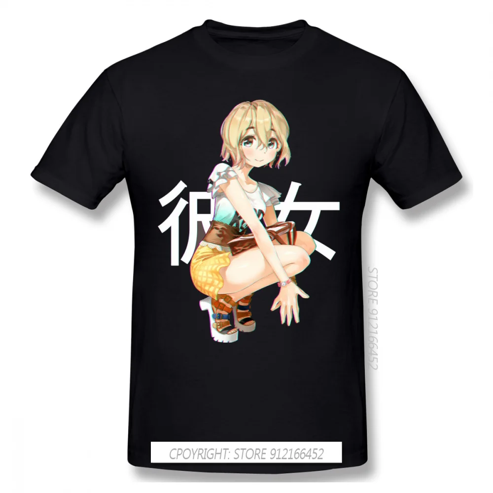 Men Clothes Rent A Girlfriend Kazuya Chizuru Mizuhara Ruka Anime TShirt Red T-Shirts Mami Nanami Men Fashion Short Sleeve