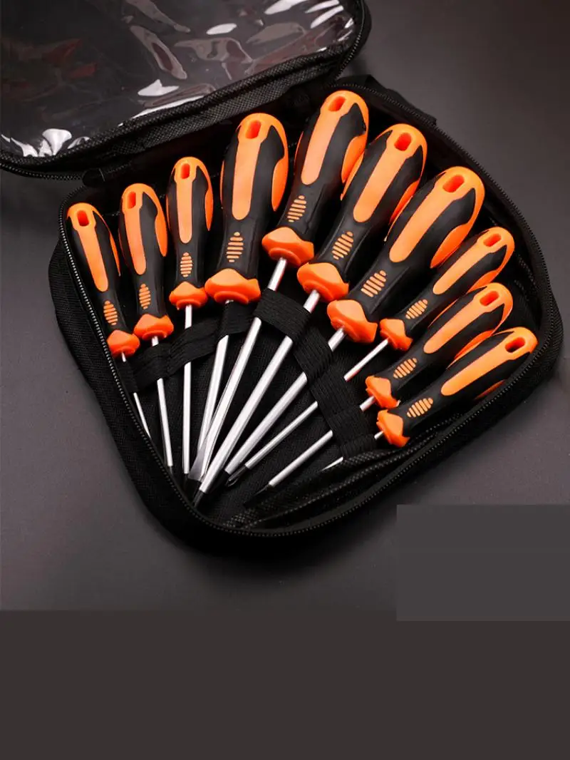 Precision Screwdriver 6/7/8/10 Piece Set Magnetic Bit Head Phillips Screw Nut Key Electrician Repair Hand Tool Kit