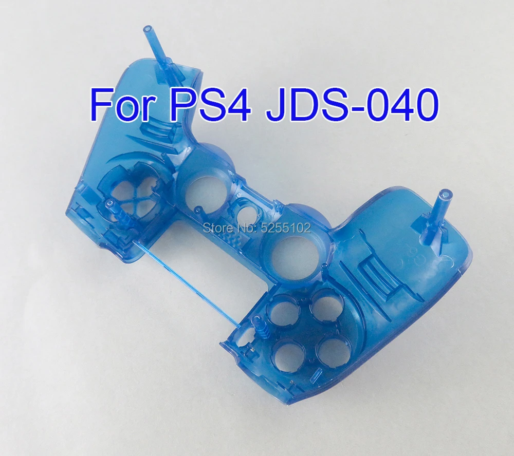 8PCS FOR PS4 V2 Controller Custom Clear Transparent Housing Shell Cover Case Repair Mod Kit For Sony Playstation4 JDS 040 JDM040