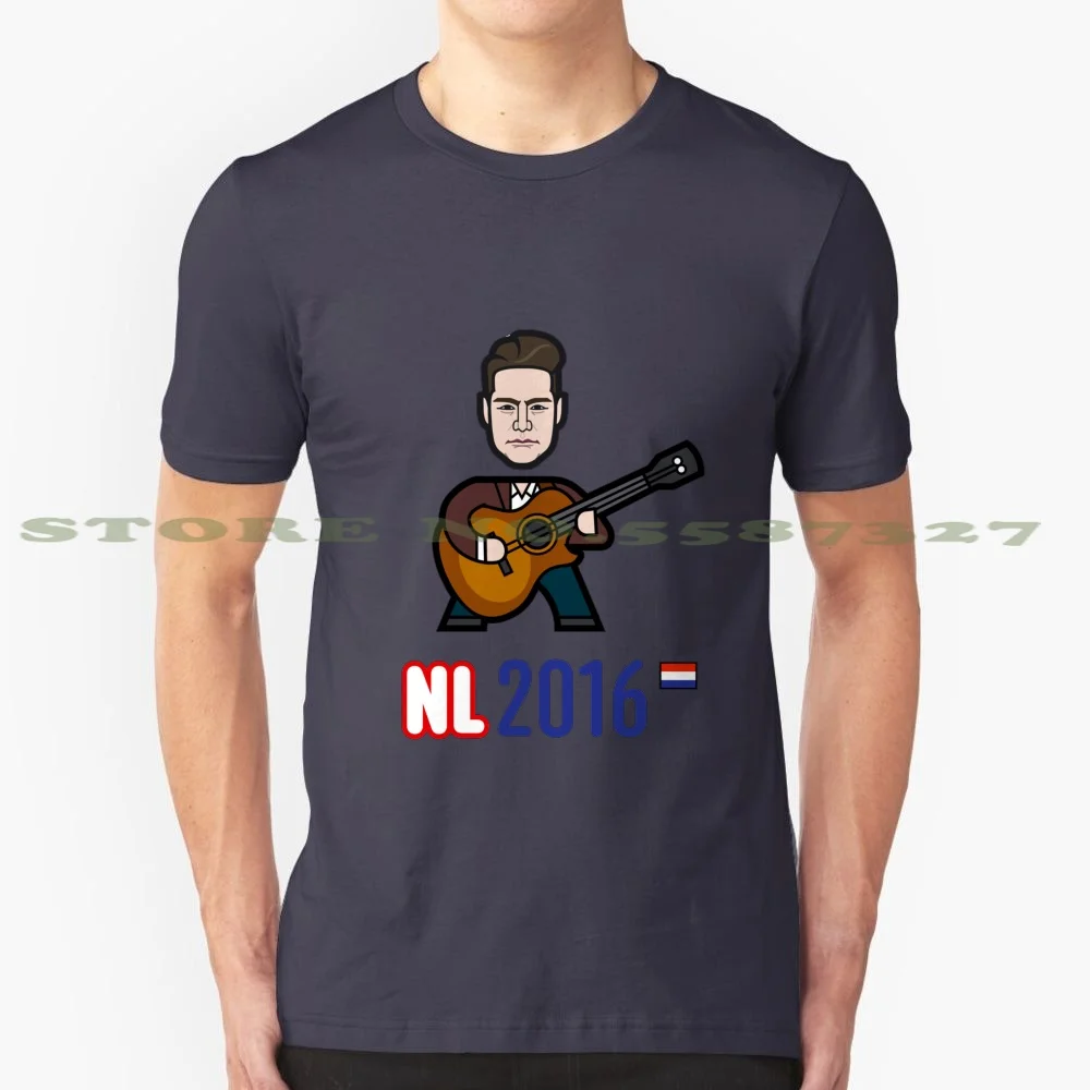 Netherlands 2016 100% Cotton T-Shirt Netherlands Douwe Bob