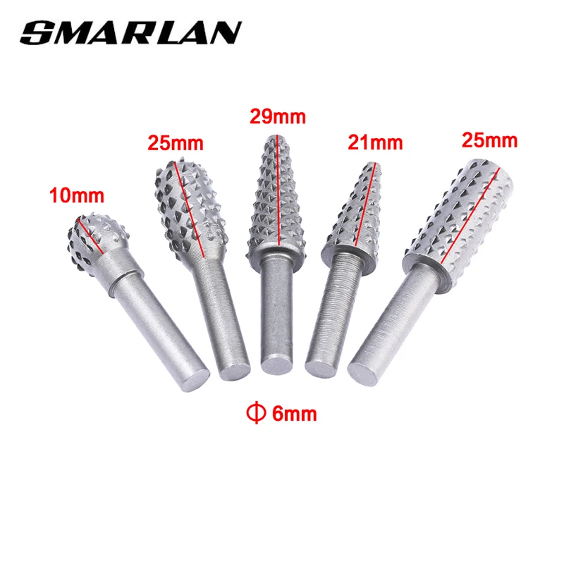 1/4'' 5pcs Drill Bit Set Cutting Tools for Woodworking Knife Wood Carving Tool Carpentry Wood Cutting Tools Work Drill Bits Set