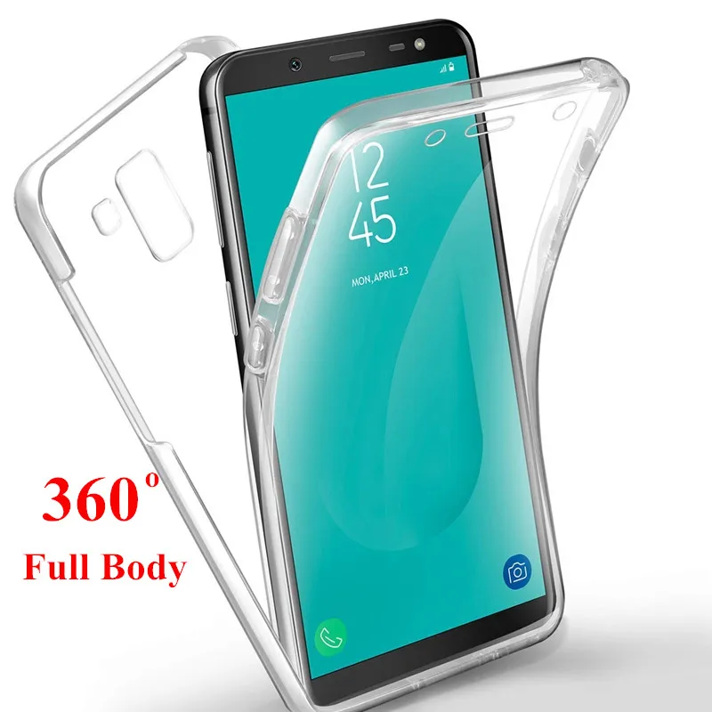 360 Full Cover Case For Samsung Galaxy S8 S9 S10 Plus S10E S7 edge A70 A60 A50 A40 A30 A20 Note 10 Pro 9 8 A750 A6 A8 Plus 2018