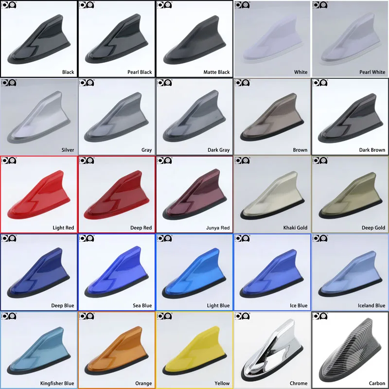 Universal Waterproof Shark Fin Antenna Car Radio Aerials Auto Antenna Stronger Signal Piano Paint for Renault Kadjar