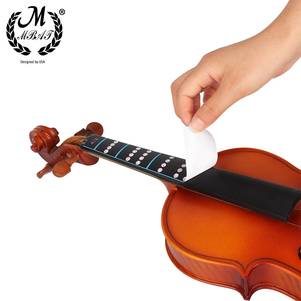 M MBAT 1/8-4/4 Violine Intonation Aufkleber Griffbrett Marker Anfänger Lernen Violine Griffbrett Aufkleber Violine Teile Zubehör – Detail 7