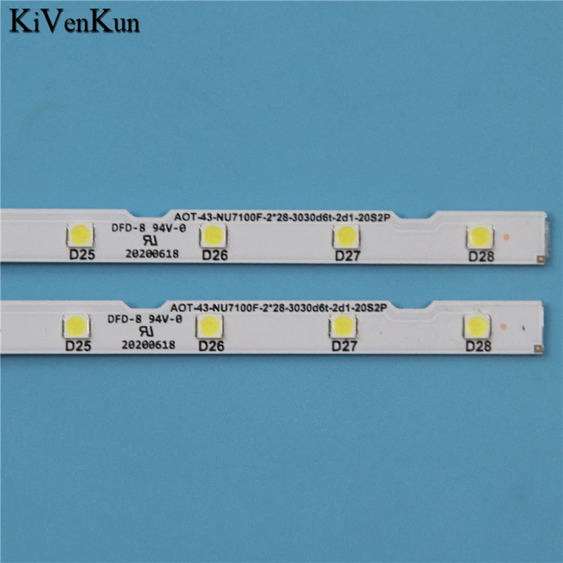 TV Lamps LED Backlight Strips For Samsung UE43RU7410U UE43RU7412U UE43RU7415U UE43RU7419U 43