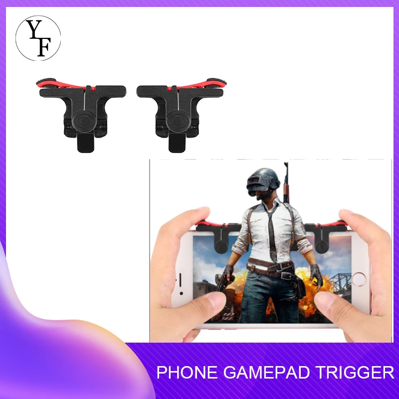 وحدة تحكم L1R1 في اطلاق النار بزر تحكم في اطلاق النار على الهاتف المحمول من نوع PUBG FUT1 يدعم معظم الهواتف الذكية دروبشيب