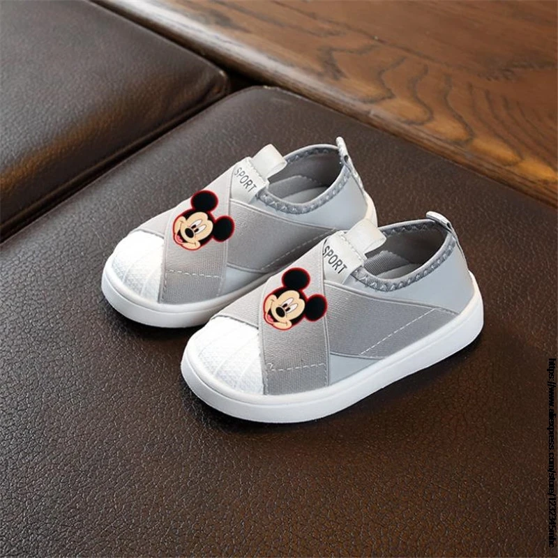 Kids Sneakers Shoes For Girls Mickey Mouse Autumn Sport Child Leisure Infantil Casual Duck Warm Fashion Running Shoes Boy