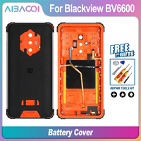 AiBaoQi Brand New Battery Case Protective Battery Case Back Cover+Camera Lens Glass For Blackview BV6600 BV6600 Pro Phone