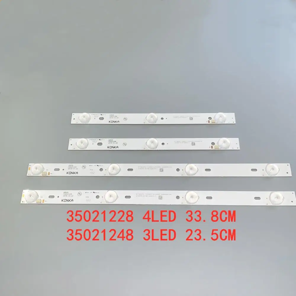 3LED & 4LED 6V KONKA light strip 35021104/35021228 35021099/35021248backlight strip 6V 4LED 33.8CM & 3LED 22.8CM 40626 32626