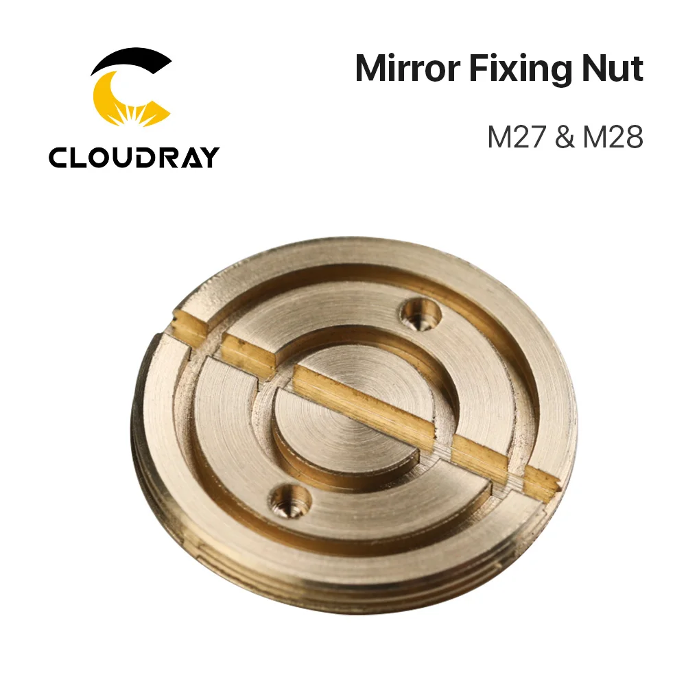 Cloudray Mirror Fixing Nut for C & E series First Second Mirror Mount with Brass Material Double Disassembly