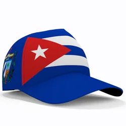 Cuba Baseball Cap Free 3d Custom Made Name Number Team Logo Cu Hat Cub Travel Spanish Nation Ernesto Guevara Flag Cuban Headgear