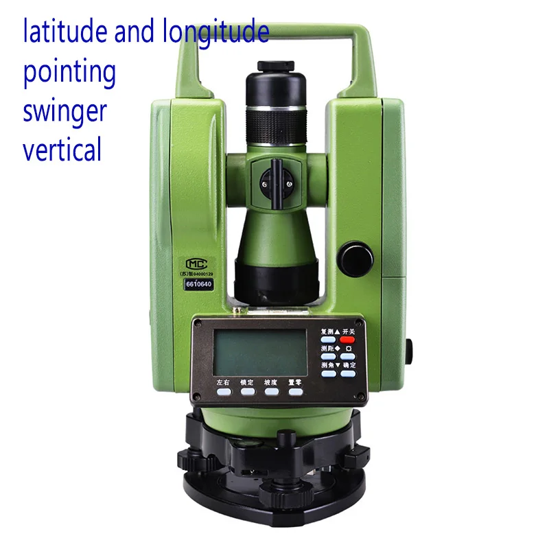 High-precision Surveying and Mapping Instrument Theodolite Engineering Measuring Instrument Single Laser High-definition Screen