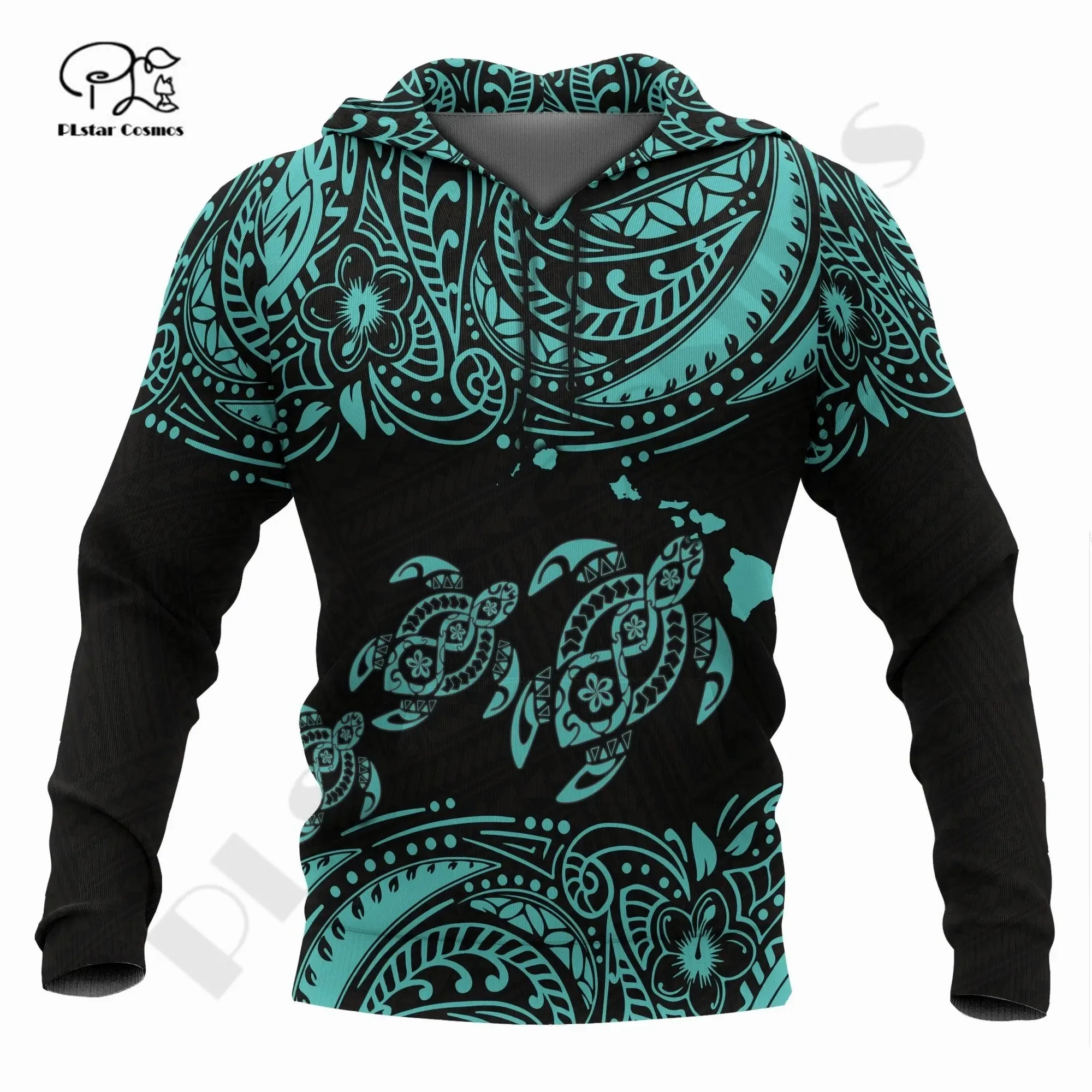 

PLstar Cosmos 3Dprint Newest Turtle Tribal Pattern Polynesian Harajuku Streetwear Causal Unique Unisex Hoodies/Sweatshirt/Zip -1