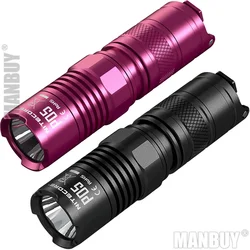 2026 Wholesale NITECORE P05 Pink Black 18350 U2 LED Law Enforcement Military Precise Flashlight MINI Self-Defense