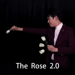 The Rose 2.0 Magic Tricks Stage Street Magia One Rose Change to Four Roses Flower Appearing Magica Gimmick Props Fire Magica