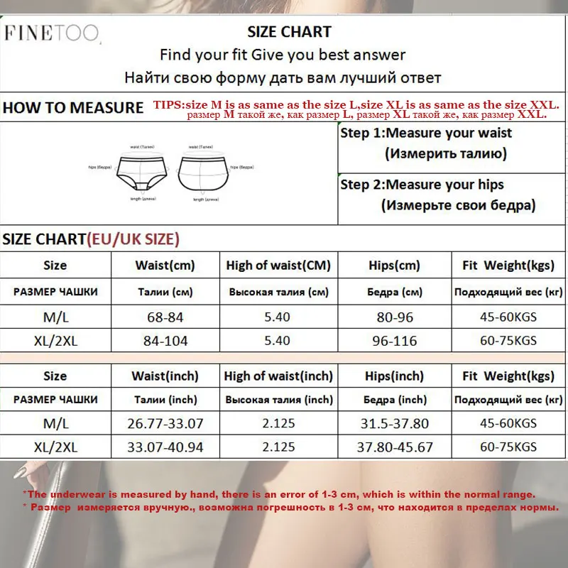 FINETOO Women High Waist Panties Fashion Big Size M-2XL Thongs Sexy G-String Body Shaper Ladies Comfortable Underwear Lingerie