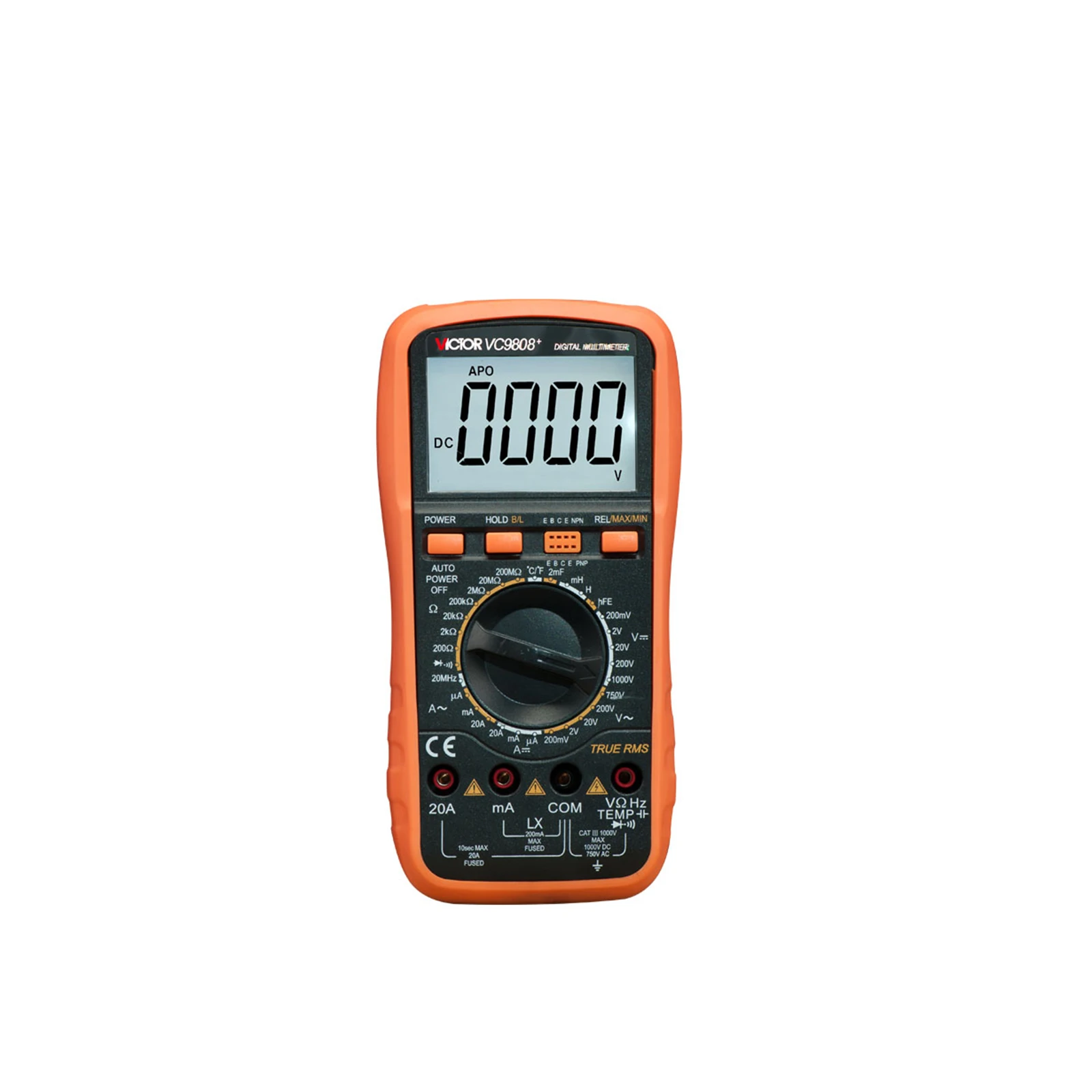 

VICTOR VC9808+ Digital Multimeter Professional Voltmeter Ammeter Capacimeter Tester Digital Electrical Multimeter.