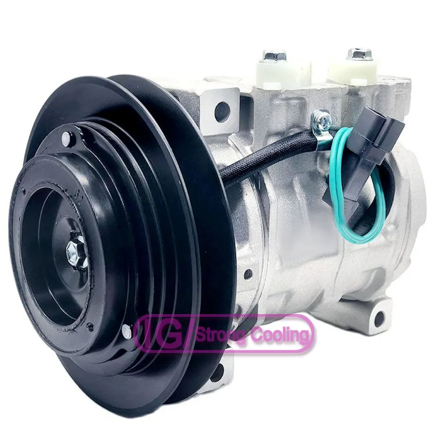 10S13C AC Air Conditioner Compressor For HINO RANGER 238 258 268 338 7.7L TRUCK 88310E0110 447220-4442 447180-2910 88310-1740