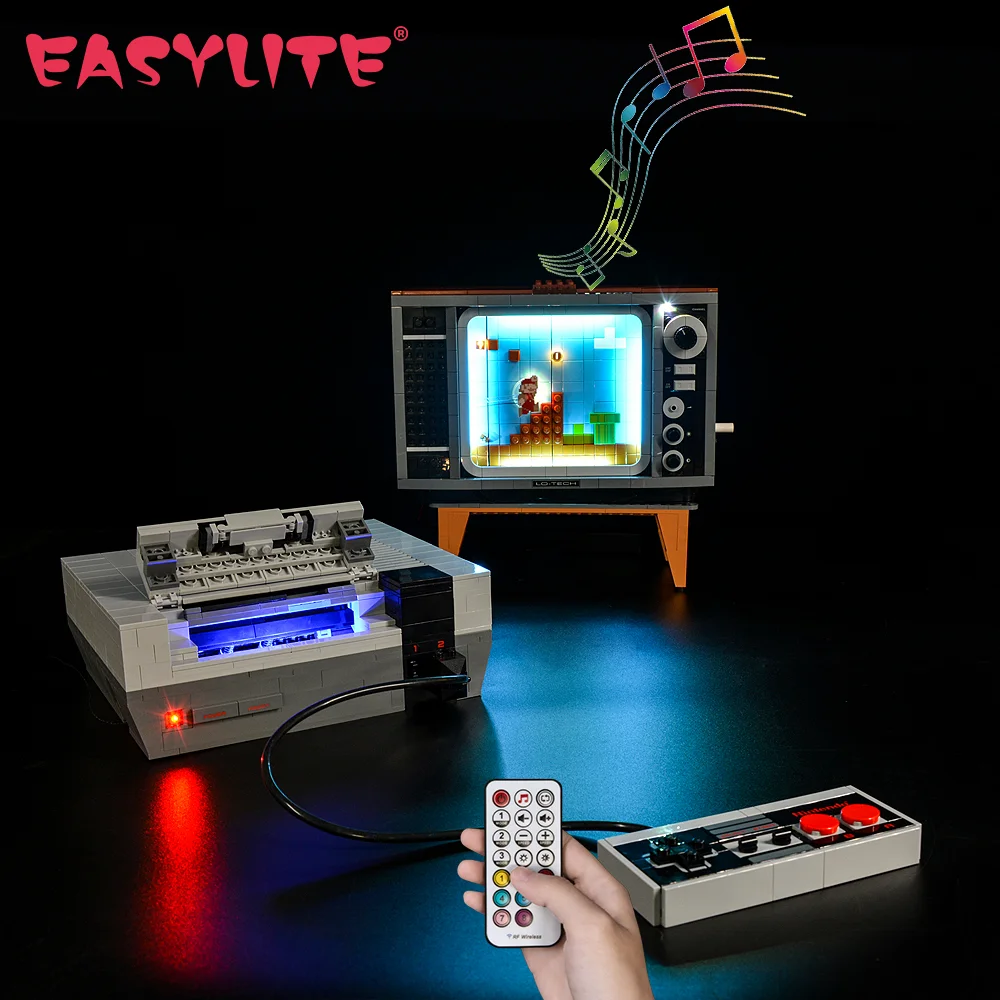 

EASYLITE LED Light Set For 71374 Nintendo Entertainment System Super Lighting Kit No Model