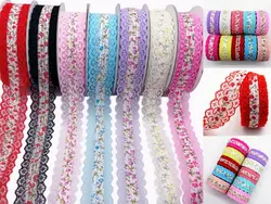 20 Yards 28MM Lace Ribbon DIY Handmade Material Gift Wrapping Hair Accessories Colorful Bows Skirt Edge Home Decoration