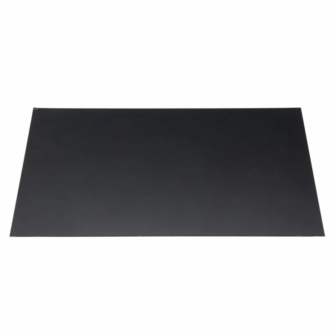 Plaque ABS Noire 100x100 Mm - Épaisseur 12 à 40 Mm - Pour Bricolage, Prototypage, Signalétique