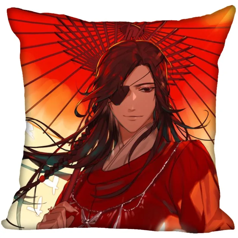 Anime Tian Guan Ci Pillow Case Wedding Decorative Fabric Pillows Cover New Year Accessories PillowCase 40X40,45X45cm 0827