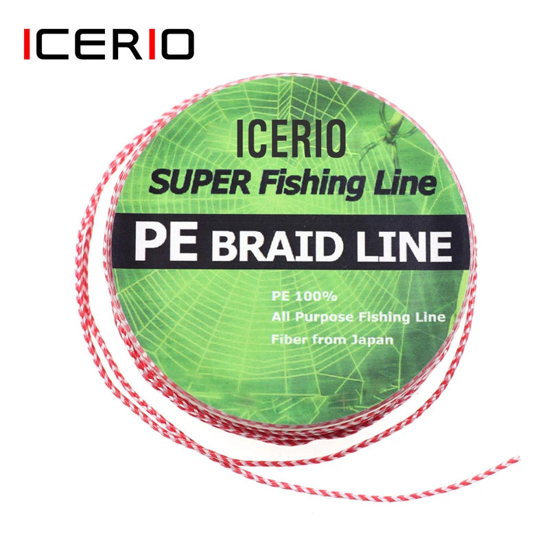 Icerio anzol auxiliar de água salgada, anzol de pesca, isca trançada pe, linha amarrada, acessórios de pesca
