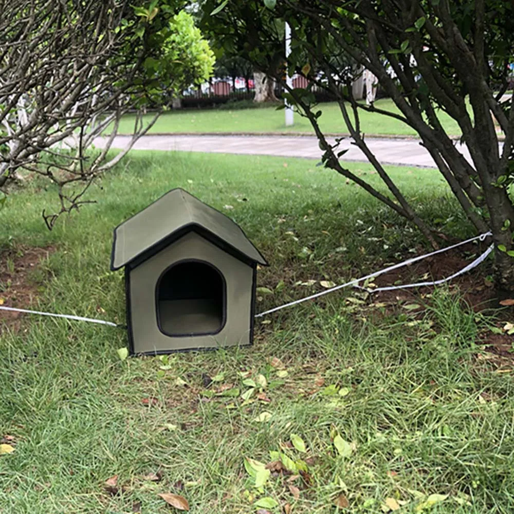 Lettiera per gatti impermeabile cuccia per gatti randagi lettiera per gatti all\'aperto casa per cani antipioggia per esterni casa per gatti tenda