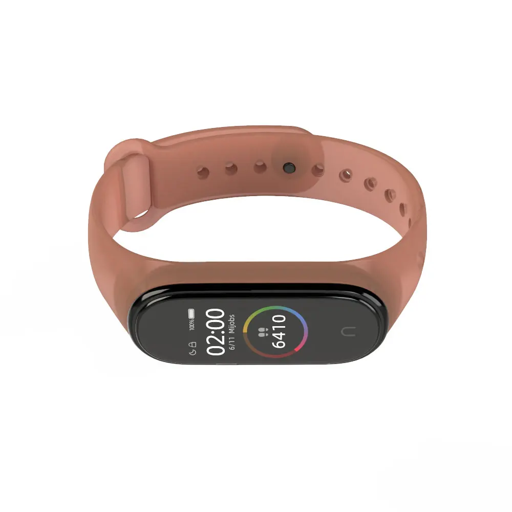 Mi jobs mi Band 4 ремешок Цветной силиконовый ремешок для Xiaomi mi Band 4 3 браслет mi band 3 Аксессуары для умных часов