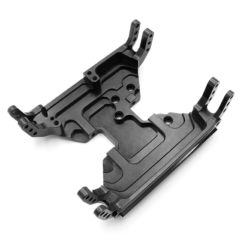 KYX Aluminum Center Chassis Skid Plate for Center Belly Pan of 1/10 Axial Capra 1.9 UTB