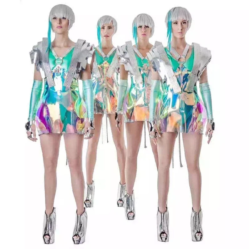 New future clothes nightclub bar party show costume dj gogo women singer laser costumes dancer jazz dance outfit