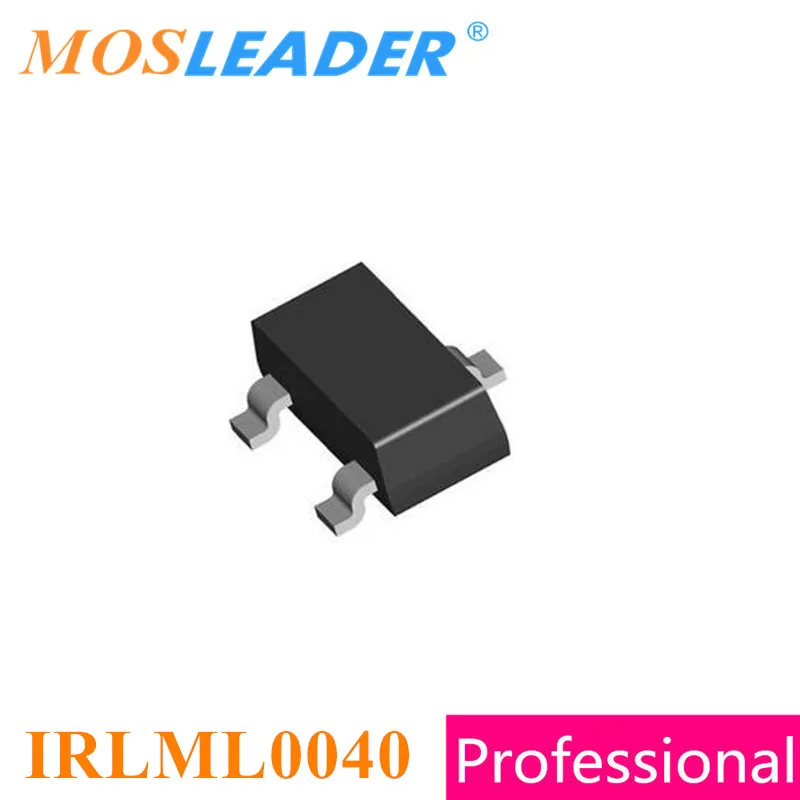 Mosleader IRLML0040 SOT23 3000PCS IRLML0040TRPBF IRLML0040PBF N-Channel 20V 30V 40V Made in China High quality