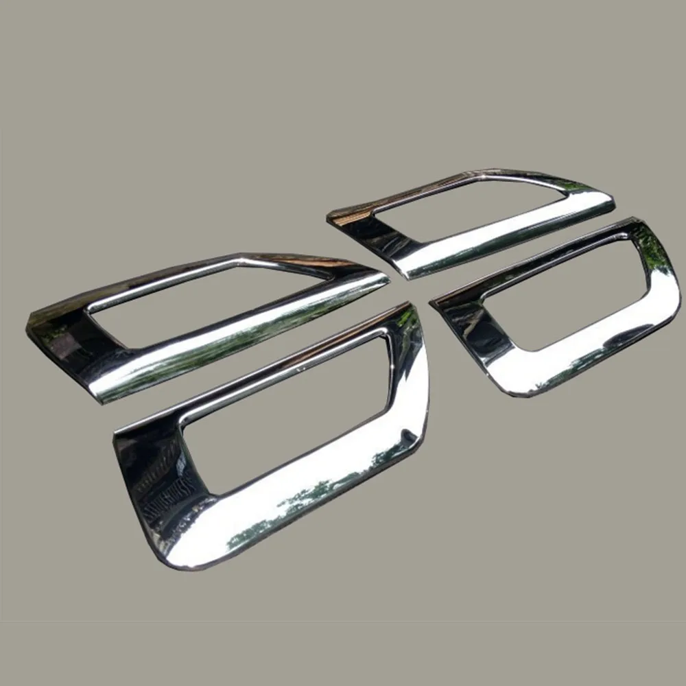 For Suzuki S-cross scross SX4 2014 2015 2016 2017 ABS Chrome  4pcs Interior Inner Door Handle Bowl Cover Frame Trim Molding