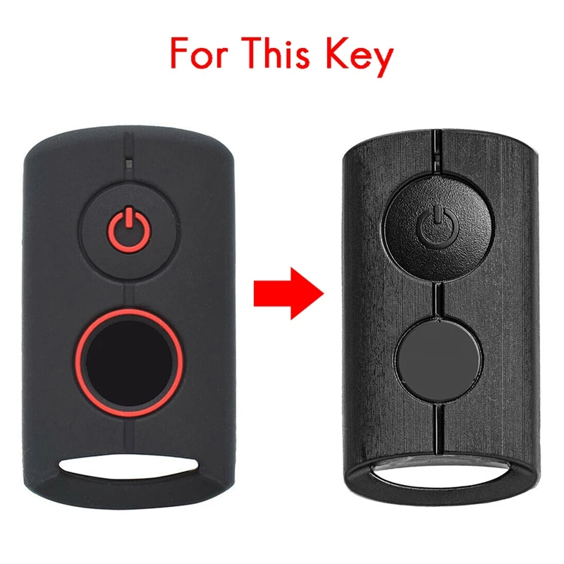 Black Motor Remote Key Fob Case for Yamaha NVX155 XMAX XMAX300 QBIX AEROX JAUNS 2018 2019